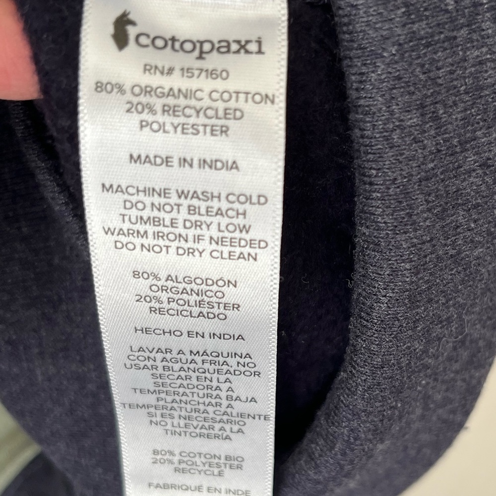 Cotopaxi color block full zip hoodie medium - Picture 10 of 10